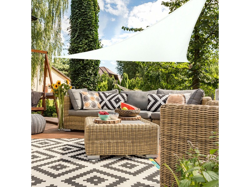 Сянка платна Aktive Триъгълна 360 x 0,5 x 360 cm (6 броя) NaN –  BB Сянка платна