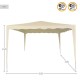 Беседка Aktive 300 x 240 x 300 cm Метал полиестер Сметана NaN –  BB Беседки
