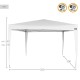 Беседка Aktive 300 x 250 x 300 cm Стомана Бял Пластмаса NaN –  BB Беседки