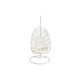 Висящ градински фотьойл DKD Home Decor Бял Метал Алуминий синтетичен ратан 94 x 100 x 196 cm NaN –  BB Фотьойли
