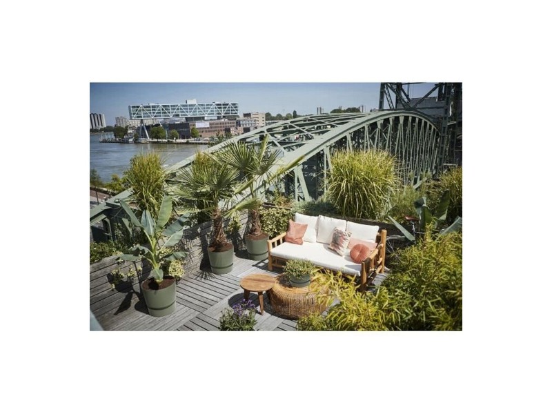 Саксия Elho Greenville Ø 39 x 36,8 cm Зелен NaN –  BB Саксии