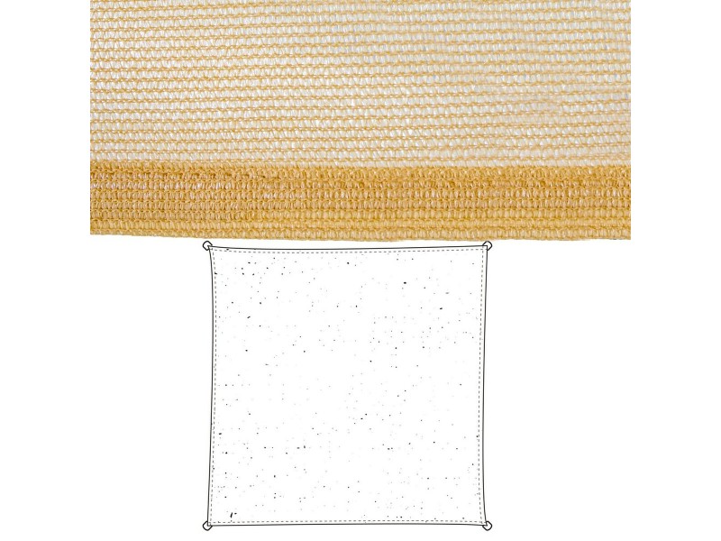 Сянка платна Vela sombreo Бежов 500 x 500 x 1 cm 500 x 1 x 500 cm NaN –  BB Сянка платна