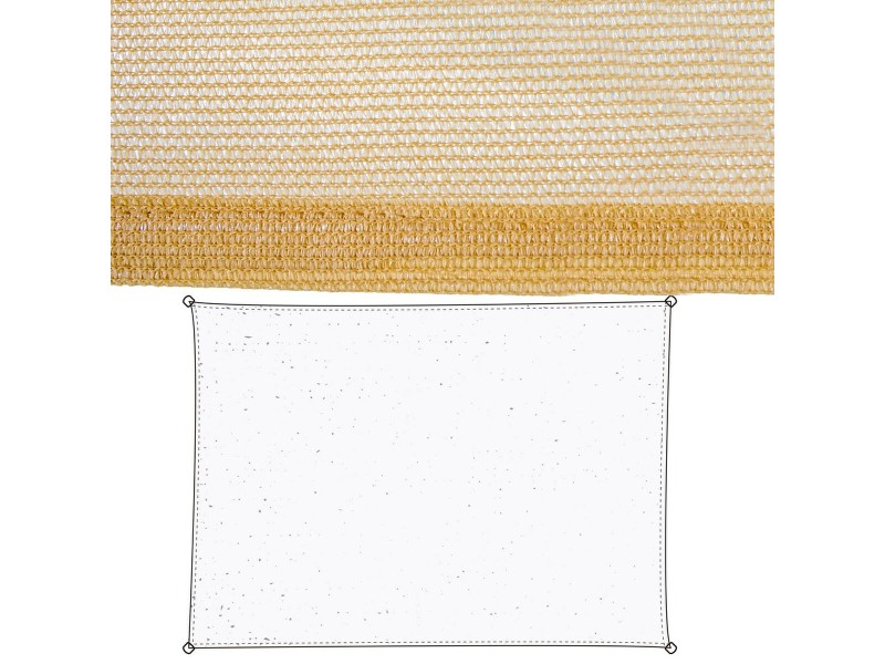 Сянка платна Vela sombreo Бежов 350 x 500 x 1 cm 350 x 1 x 500 cm NaN –  BB Сянка платна