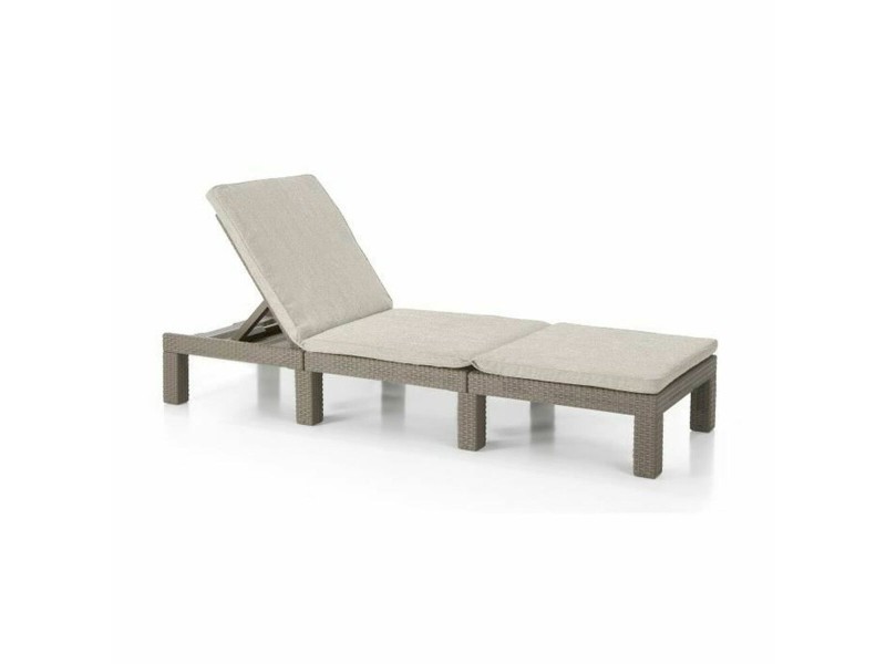 Lamamistool Allibert by KETER Daytona 195 x 65 x 25,5 cm Бежов NaN –  BB Шезлонги