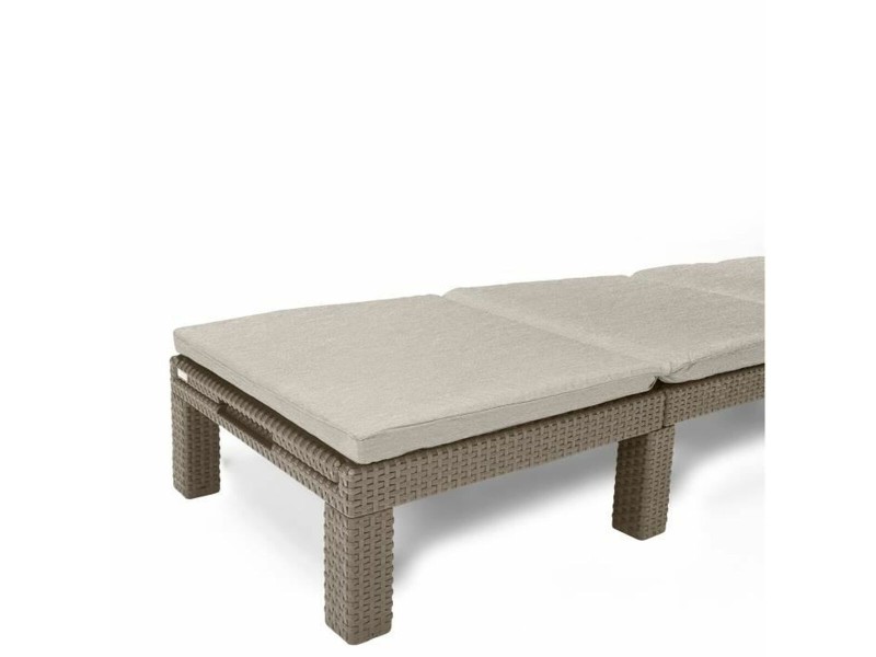 Lamamistool Allibert by KETER Daytona 195 x 65 x 25,5 cm Бежов NaN –  BB Шезлонги