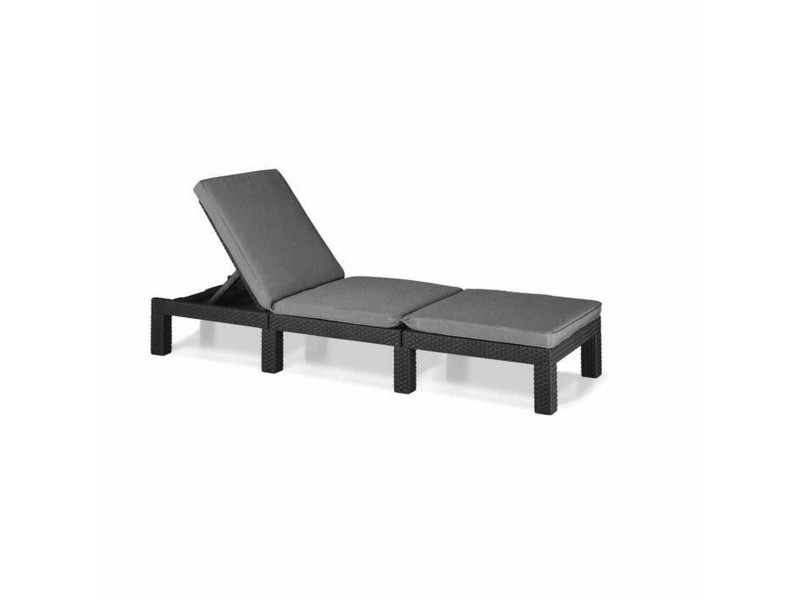 Lamamistool Allibert by KETER Daytona De Luxe 187 x 58 x 29 cm Сив NaN –  BB Шезлонги