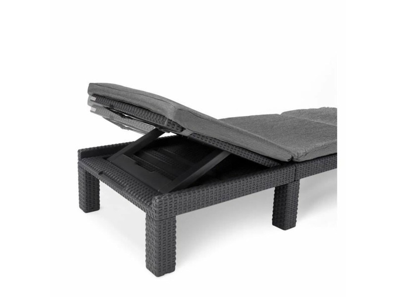 Lamamistool Allibert by KETER Daytona De Luxe 187 x 58 x 29 cm Сив NaN –  BB Шезлонги