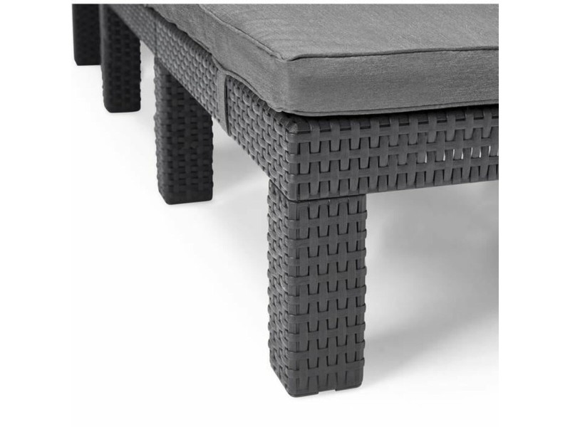 Lamamistool Allibert by KETER Daytona De Luxe 187 x 58 x 29 cm Сив NaN –  BB Шезлонги