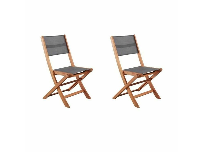 Aiatool Acacia Сив (2 броя) NaN –  BB Градински столове за хранене