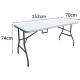 Сгъваема масичка ZJF152CZ 152 x 70 x 74 cm NaN –  BB Маси за пикник