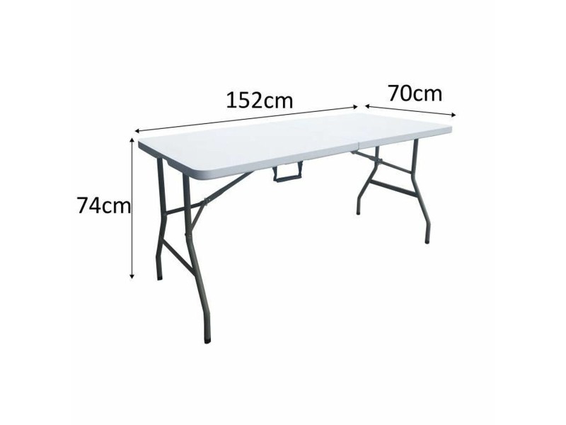 Сгъваема масичка ZJF152CZ 152 x 70 x 74 cm NaN –  BB Маси за пикник