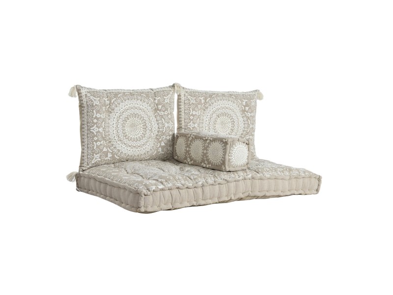 Градинско кресло DKD Home Decor Бежов 155 x 76 x 65 cm NaN –  BB Фотьойли