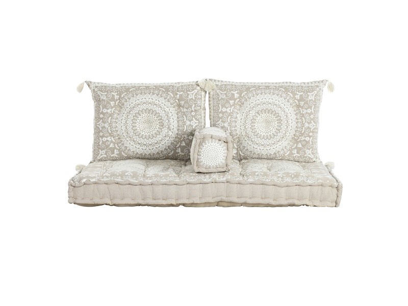 Градинско кресло DKD Home Decor Бежов 155 x 76 x 65 cm NaN –  BB Фотьойли