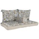 Градинско кресло DKD Home Decor Син Бежов 155 x 76 x 65 cm 150 x 76 x 20 cm NaN –  BB Фотьойли