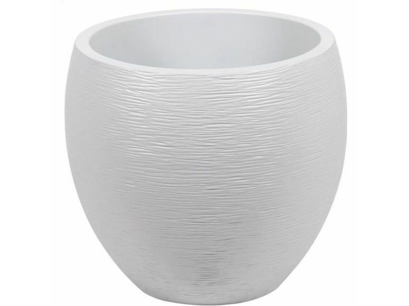 Саксия EDA Graphit Кръгъл Бял Ø 50 cm NaN –  BB Саксии