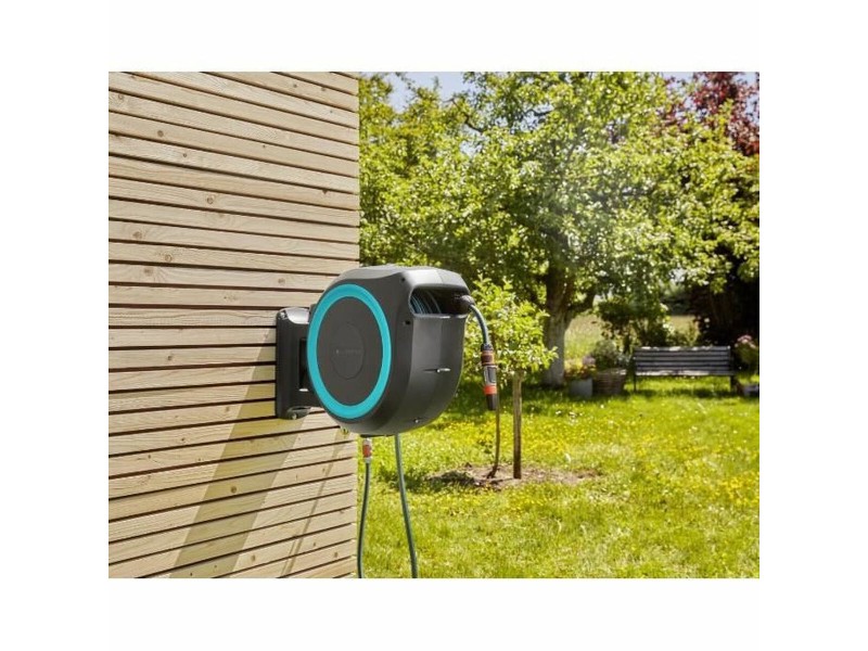 Държач на маркуч Gardena RollUp L Автоматичен Стена Ø 13 mm 30 m NaN –  BB Макари