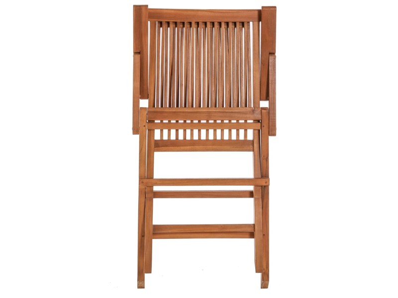 Aiatool Kayla 56 x 60 x 90 cm Естествен тиково дърво NaN –  BB Градински столове за хранене