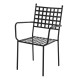 Aiatool Cartago 56 x 55 x 90 cm Черен Желязо NaN –  BB Градински столове за хранене