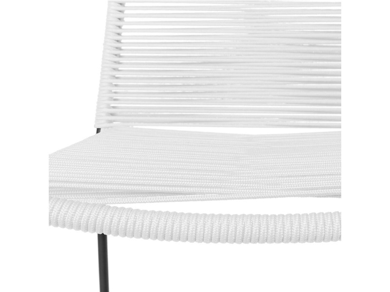 Aiatool Antea 57 x 61 x 90 cm Въже Бял NaN –  BB Градински столове за хранене