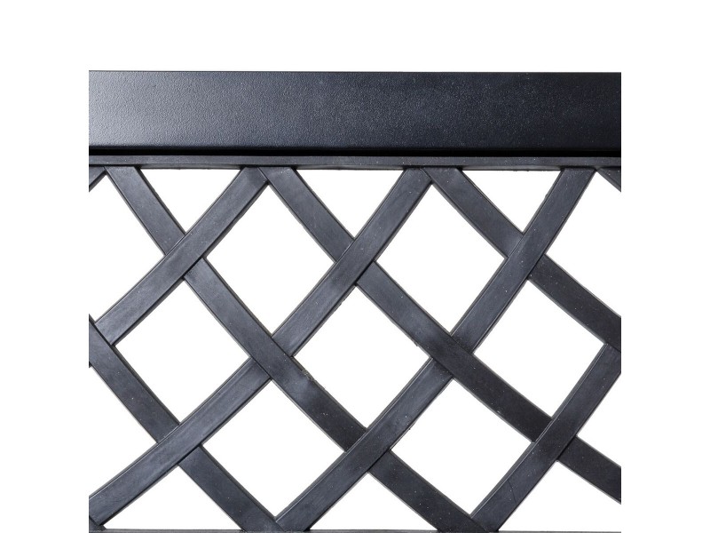 Пейка Viko 115 x 51 x 74 cm Черен Стомана Градина NaN –  BB Банки