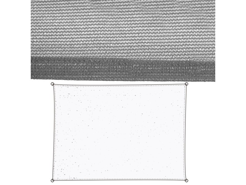 Сянка платна Vela sombreo Сив 3,5 x 5 m 90 x 180 x 0,5 cm 350 x 500 x 0,5 cm Тента NaN –  BB Сянка платна