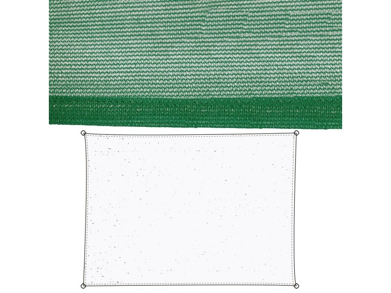 Сянка платна Vela sombreo Зелен 90 x 180 x 0,5 cm Тента NaN –  BB Сянка платна