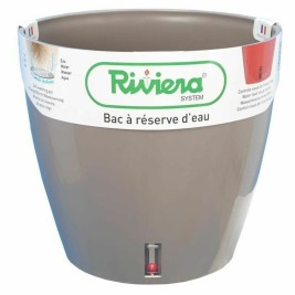 Саксия Riviera Eva Тъмнокафяв Кръгъл Ø 46 cm