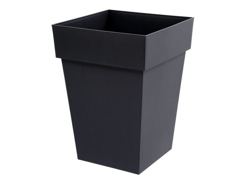 Саксия EDA Tuscan Сив Тъмно сив полипропилен 39 x 39 x 53 cm NaN –  BB Саксии