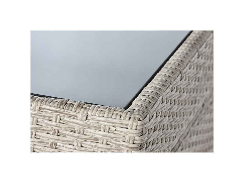 Комплект от маса с 6 стола DKD Home Decor 143 x 80 x 100 cm NaN –  BB Комплекти градински мебели