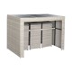 Комплект от маса с 6 стола DKD Home Decor 143 x 80 x 100 cm NaN –  BB Комплекти градински мебели