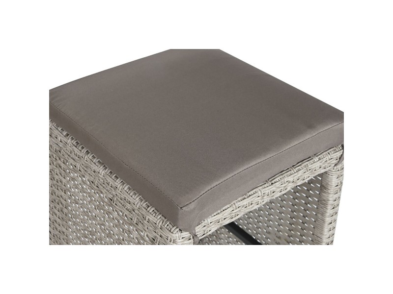 Комплект от маса с 6 стола DKD Home Decor 143 x 80 x 100 cm NaN –  BB Комплекти градински мебели