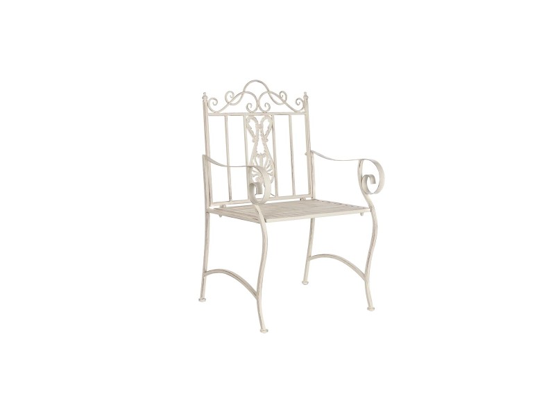 Aiatool DKD Home Decor Бял Метал 63,5 x 52 x 98 cm NaN –  BB Градински столове за хранене