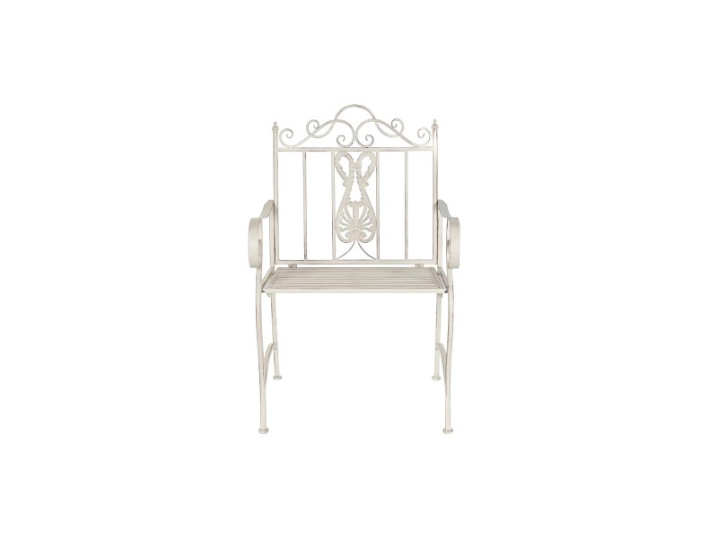 Aiatool DKD Home Decor Бял Метал 63,5 x 52 x 98 cm NaN –  BB Градински столове за хранене