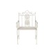 Aiatool DKD Home Decor Бял Метал 63,5 x 52 x 98 cm NaN –  BB Градински столове за хранене