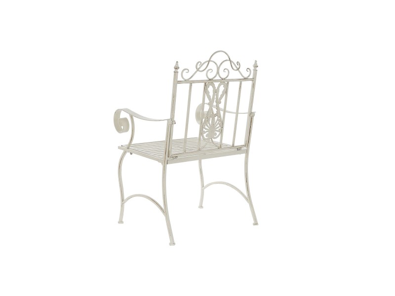 Aiatool DKD Home Decor Бял Метал 63,5 x 52 x 98 cm NaN –  BB Градински столове за хранене