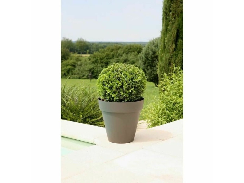 Саксия Riviera Soleilla Кръгъл Сив 60 x 54 cm NaN –  BB Саксии