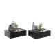 Purskkaev DKD Home Decor Буда Смола Ориенталски 29 x 21 x 23 cm (2 броя) NaN –  BB Декоративни фонтани