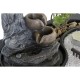 Purskkaev DKD Home Decor Буда Смола Ориенталски 29 x 21 x 23 cm (2 броя) NaN –  BB Декоративни фонтани