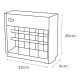 Elektromos Szúnyogriasztó EDM Сребрист (33 x 9 x 26 cm) NaN –  BB Комари