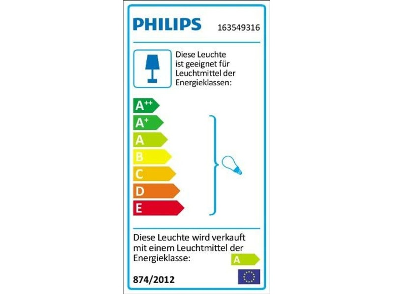 Шамандура Philips 16354/93/16 Антрацит 12,1 x 80,2 x 12,1 cm Алуминий Пластмаса (4000 K) (Топло Бяло) (2700 K) NaN –  BB Осветление на пътеката