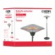 Кварцова Печка EDM 07093 07093 2100 W Ø 56,5 x 190 cm Бял Черен NaN –  BB Външни нагреватели и нагреватели