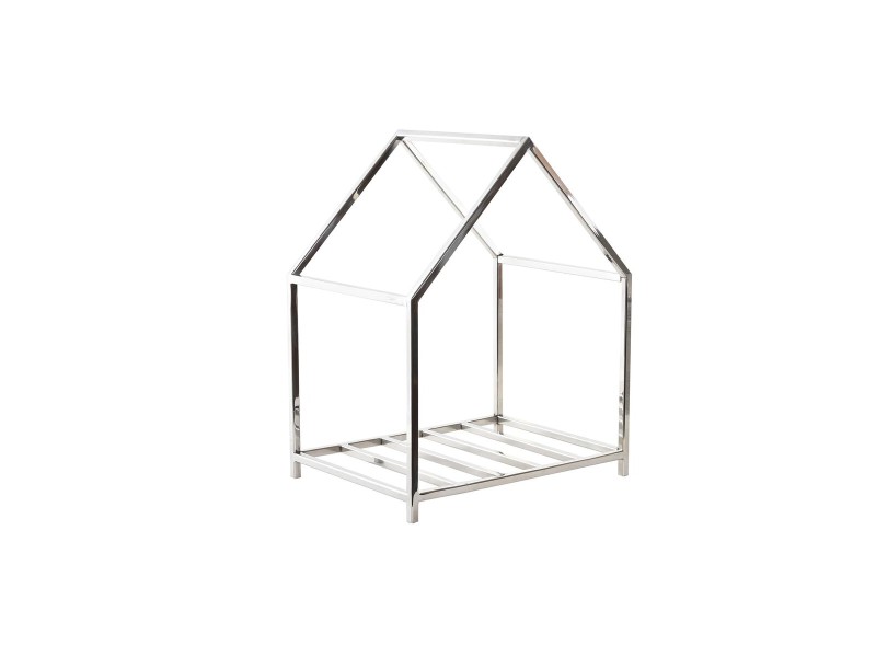 Поставка за Дърва DKD Home Decor Неръждаема стомана (40 x 30 x 50 cm) NaN –  BB Дърварник