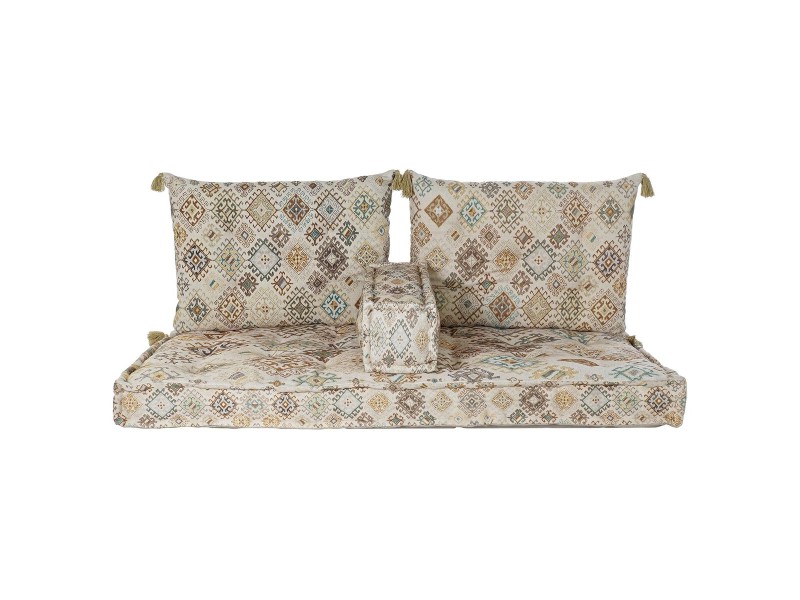 Двуместно канапе DKD Home Decor Жълт Кафяв Бежов 145 x 76 x 13 cm NaN от | techMAG.bg Двуместно канапе DKD Home Decor Жълт Кафяв Бежов 145 x 76 x 13 cm NaN – BB Двуместни дивани