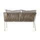 Градински мебели DKD Home Decor Бял Светло кафяв 190 x 190 x 70 cm NaN –  BB Комплекти градински мебели