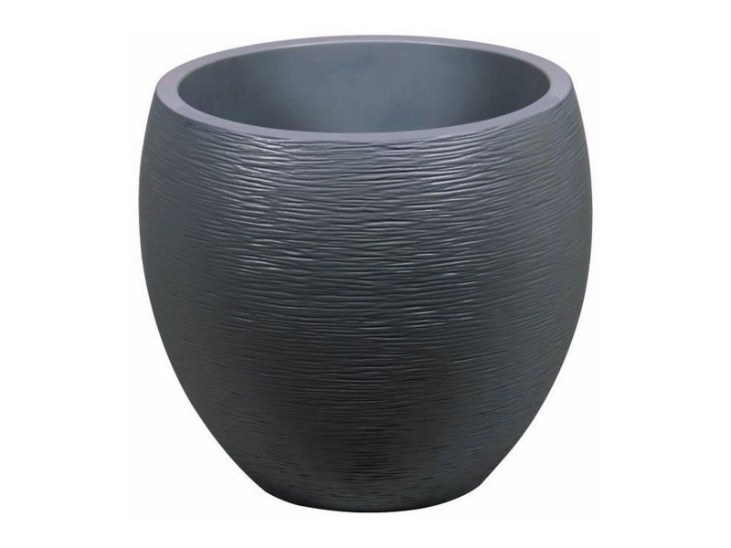 Саксия EDA Graphit Кръгъл Пластмаса Тъмно сив (Ø 50 x 45 cm) NaN –  BB Саксии