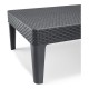 Lamamistool Allibert Jaipur Тъмно сив 187 x 58 x 29 cm NaN –  BB Шезлонги