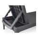 Lamamistool Allibert Jaipur Тъмно сив 187 x 58 x 29 cm NaN –  BB Шезлонги