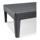 Lamamistool Allibert Jaipur Тъмно сив 187 x 58 x 29 cm NaN –  BB Шезлонги
