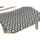 Aiatool DKD Home Decor Бял Черен Естествен PVC Тик 65 x 80 x 68 cm NaN –  BB Градински столове за хранене