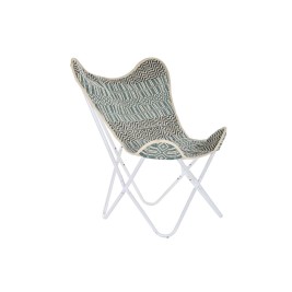 Градинско кресло DKD Home Decor Син Бял Зелен Желязо 74 x 65 x 90 cm